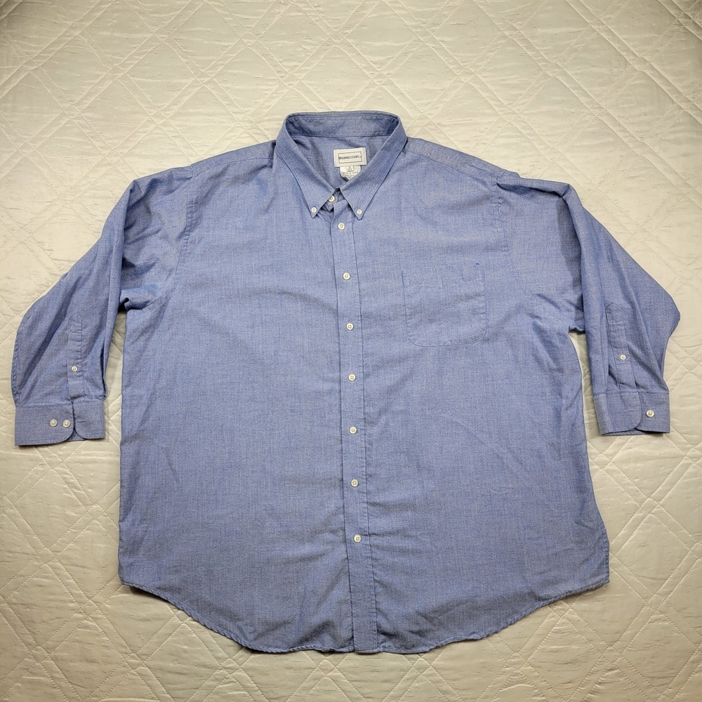 Kings Court blue‎ long sleeve dress shirt size 20 33/4
